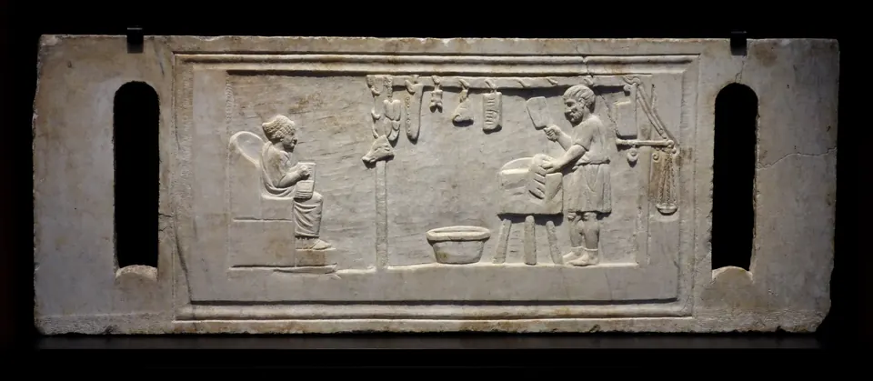 Relieve de una carnicería