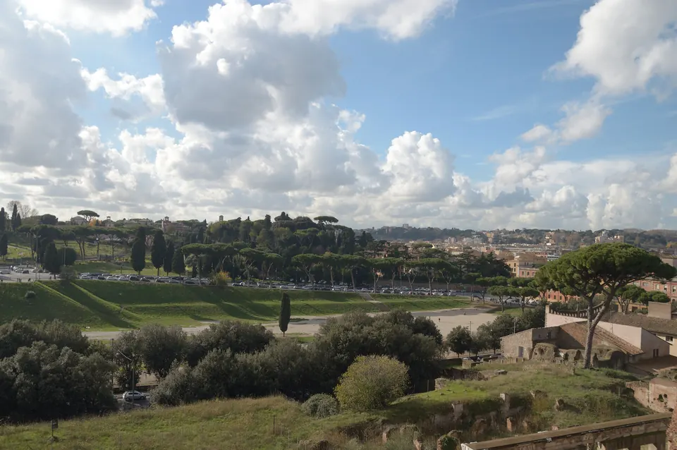El Circo Máximo visto desde el Palatino
