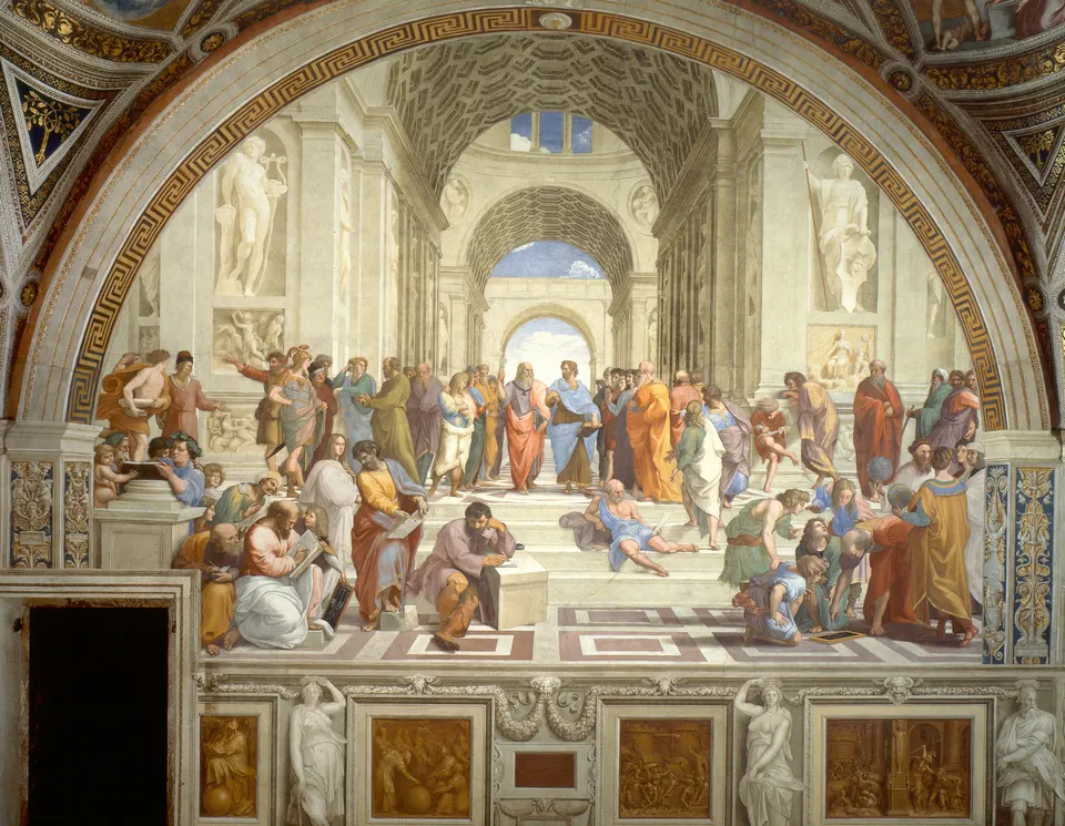 La escuela de Atenas