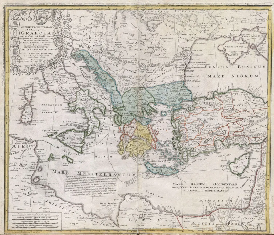Mapa del mundo griego antiguo