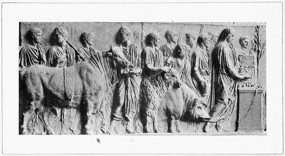 Una suovetaurilia del siglo I