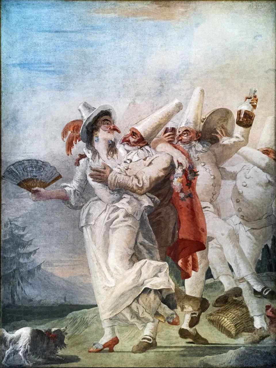 Pulcinella enamorado