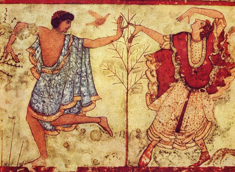 Dos bailarines